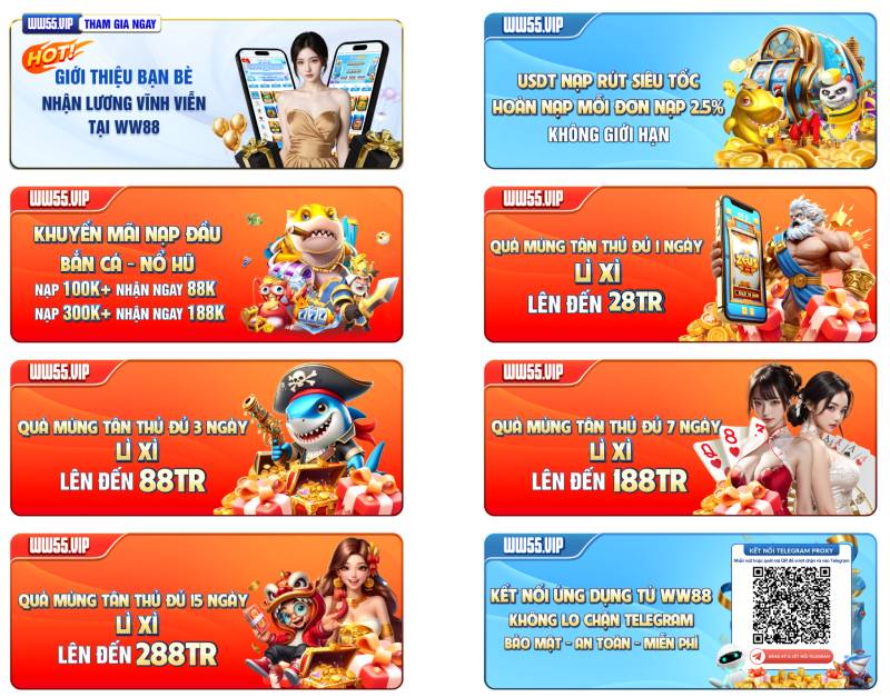 WW88⚡️Link Trang Chủ WW88 Mới Nhất 2025 - Đăng Ký +129k 15 Chương trình khuyến mãi WW88 hấp dẫn dành cho người chơi