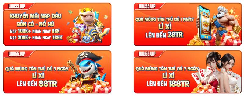 Lì xì theo mốc thời gian