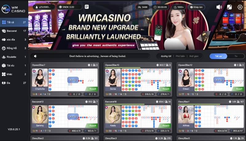 Những game casino nổi bật nhất tại WW88