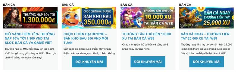 Tỷ lệ thắng và các chương trình khuyến mãi