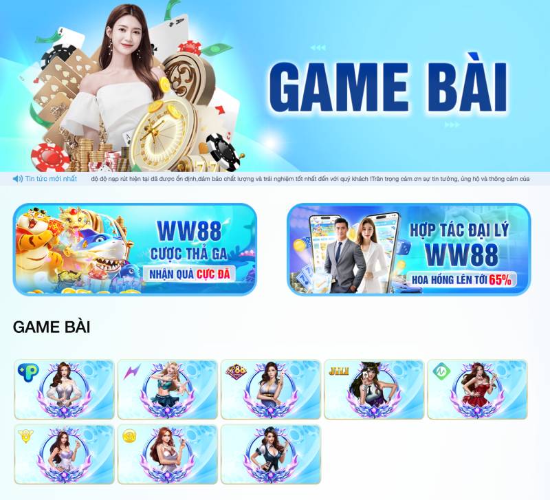 WW88⚡️Link Trang Chủ WW88 Mới Nhất 2025 - Đăng Ký +129k 11 game bai ww88